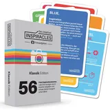 Inspiracles Klassik Foto Aufgaben Karten Fotografieren Lernen Kreative Fotografie 52 Karten Set für Anfänger und Fortgeschrittene Geschenk Fotograf