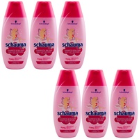 Schauma KIDS Shampoo & Balsam 6 x 250ml Flasche - speziell für Kinderhaar & Haut