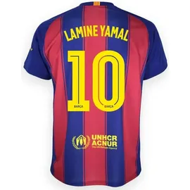 FC Bayern Lamine Yamal FC Barcelona Heimtrikot Kinder – Größe 140 - Saison 2025/2026 - Offizielles FC Barcelona Fan Merchandise - Blau - 140