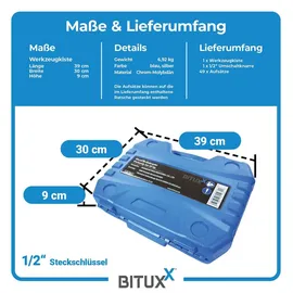 BITUXX Stoßdämpfer Werkzeug Set 50-tlg.