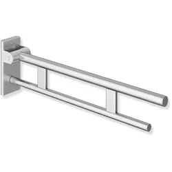 HEWI System 900 Stützklappgriff Duo Design A 900.50.10240, Accessoires, edelstahl matt geschliffen