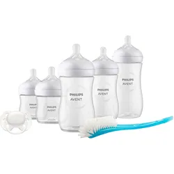 Philips Avent 5-tlg. Starter-Set, Natural Response, Flaschen, ab Geburt, transparent