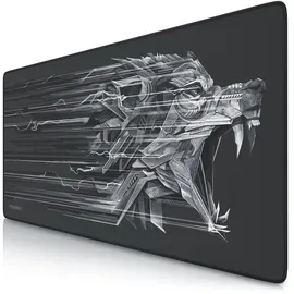 Titanwolf Gaming Mauspad XXL Schwarz