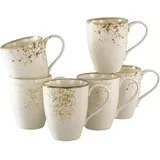 CreaTable Kaffeebecher 0,3 l Creme 6 St.