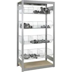 Regalwerk BERT Kleinteileregal Grundfeld HxBxT 2000x1005x500mm Fachlast 250kg