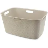 Curver Wäschekorb Softex 45 l – Elegantes Design – leicht und praktisch – 70% recycelt – 59 x 39 x 27 cm