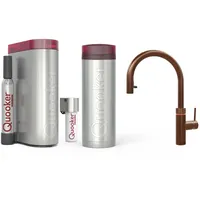 Quooker mit Reservoire PRO3 und CUBE kochend Wasserhahn (Flex, Kupfer Rosé)