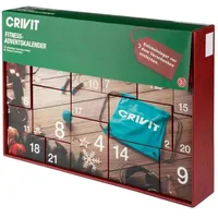 JUNG Crivit Sport Adventskalender 2024 – Fitness-Accessoires und Trainingshilfen, für aktive Männer & Frauen, Adventskalender ohne Lebensmittel