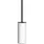 GESSI WC-Bürstengarnitur Anello Schwarz/Weiß matt (63743707)