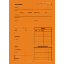 Soldan AdvoBedarf Handaktenbogen 7010214 Tauenkarton orange 100 Stück