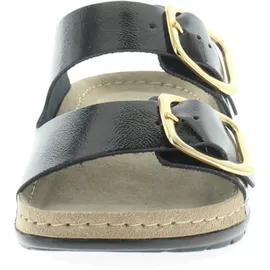 ROHDE Damen Pantolette Schnalle Memoryfußbett Rodigo-D 5877, Größe:41 EU, Farbe:Schwarz - 41