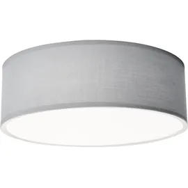 einlicht 1-flammig rund grau Stoff