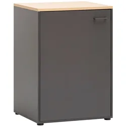 Tchibo - Unterschrank »Solea« - 67x60x96cm - anthrazit - Holz / Metall / Kunststoff