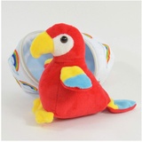 KÖGLER 75768 - Paul, Mini Papagei aus Plüsch im Ei, 13 cm groß, kleines Plüschtier zum Kuscheln und Liebhaben, als kleines Geschenk für Kinder, Jungen und Mädchen