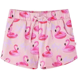 vidaXL Kindershorts Kordelzug Flamingo-schwimmring Hellrosa 128 67854