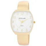 Excellanc Quarzuhr 1800266 Spangenuhr mit Metallarmband, elegant, klassisch, Eckig