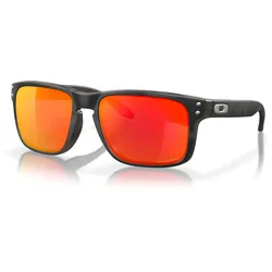 Oakley Holbrook Ruby, Sonnenbrille - Matt Schwarz/Grau Orange/Rot-Verspiegelt