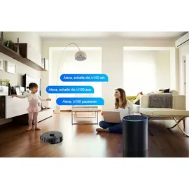 COFI 1453 Uwant U100 Lite mit Wischfunktion + Ladestation – Grau