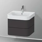 Duravit Waschtischunterschrank 2 Auszüge 57,5 x 49 cm Grau