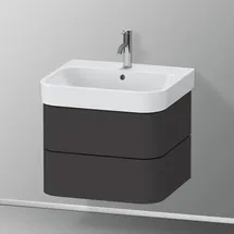 Duravit Waschtischunterschrank 2 Auszüge 57,5 x 49 cm Grau