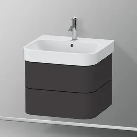 Duravit Waschtischunterschrank 2 Auszüge 57,5 x 49 cm Grau