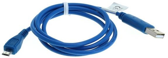 Datenkabel Micro-USB - 0,95m - blau