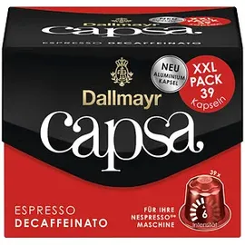 Dallmayr Capsa Espresso Decaffeinato XXL Kaffeekapseln 39 St.