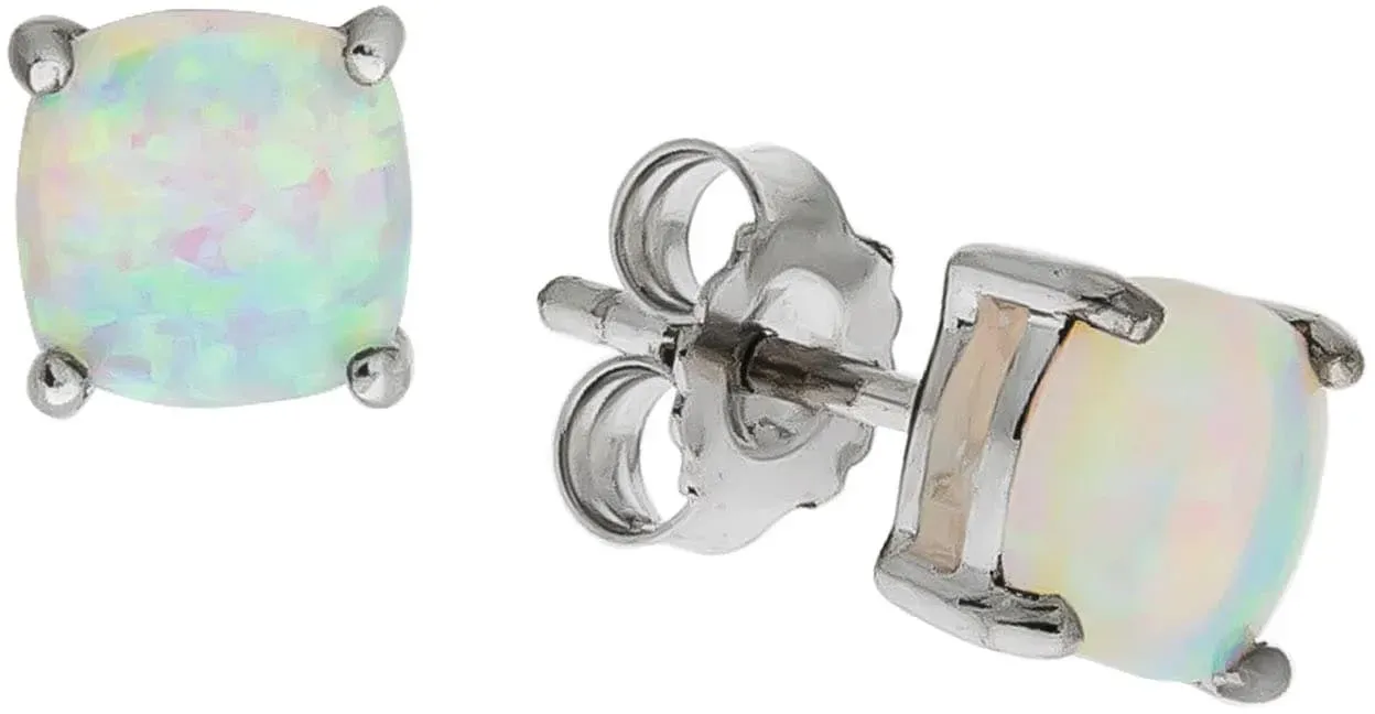 Firetti Paar Ohrstecker »Schmuck Geschenk Silber 925 Ohrschmuck Edelstein Opal« Firetti silberfarben