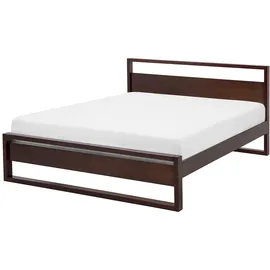 Beliani Giulia 140 x 200 cm Dunkelbraun