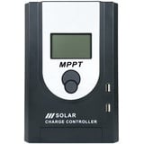 Y&H 40A MPPT Solarladeregler 12V 24V Solarpanelregler mit LCD-Display, unterstützt das Laden von AGM-, Gel-, wassergefüllten und Lithium-Batterien