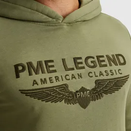 PME Legend Hooded soft terry Kapuzensweatshirt grün L