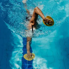 Finis Manta schwimmplattchen gelb