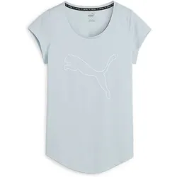 PUMA Damen Shirt PERFORMANCE HEATHER CAT TE, TURQUOISE SURF HEATHER, XL