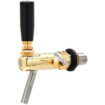 raffeiner & g Raffeiner Junior Edelstahl Gold poliert 35mm Bierhahn Kompensatorhahn