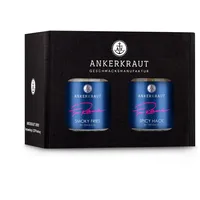 Ankerkraut x Tim Raue "Genieblitz" Gewürz-Box, Gewürze-Set mit Spicy Hack und Smoky Fries, Hackfleisch und Pommes Frites á la Gorumet zubereiten, 250 g im Set