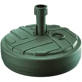 Prosperplast Runde Polyethylen -Regenschirm -Basis mit gestreiftem Design 39 x 39 x 13 cm grün