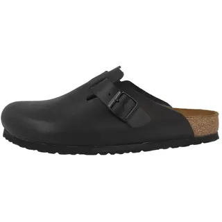 Birkenstock Boston Naturleder schmal schwarz 39