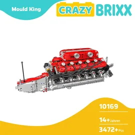 Mould King Italienischer Supersportwagen V12-Motor 128-tlg. 10169