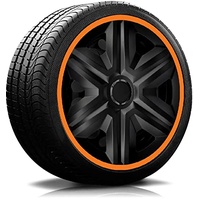 RADKAPPEN-KÖNIG 16" 16 Zoll RKK21 LUX Orange RADBLENDEN RADKAPPEN