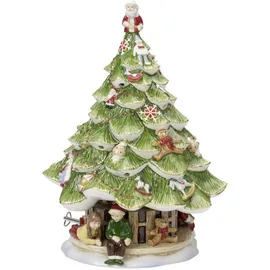 Villeroy & Boch Dekofigur Tannenbaum mit Kindern Christmas Toys Memory bunt
