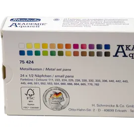 Schmincke Aquarellfarbe 24 St. bunt