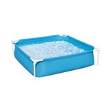 BESTWAY My First Frame Pool 122 x 122 x 30,5 cm, blau , eckig