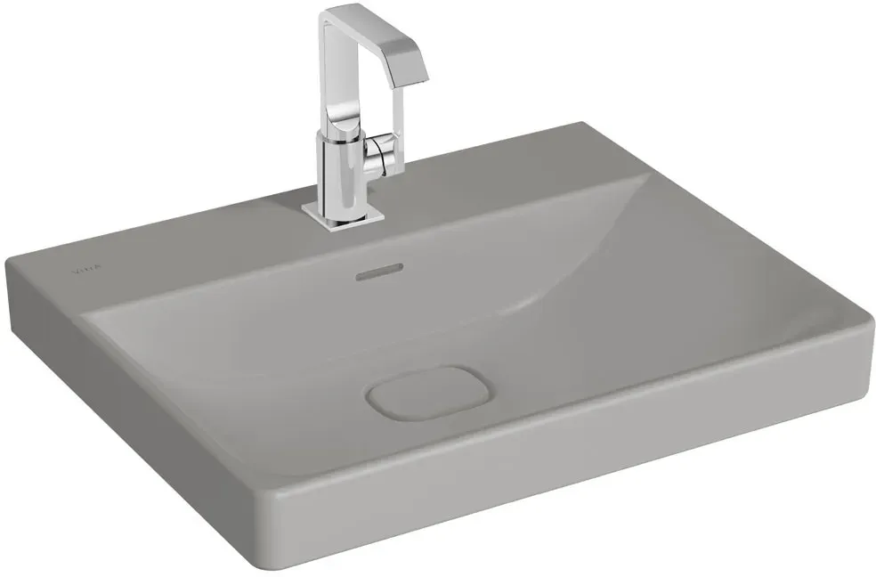 VitrA New Metropole Waschtisch wandgebunden rechteckig 60 x 47 cm mit Hahnloch,7526B476-7210 7526B476-7210