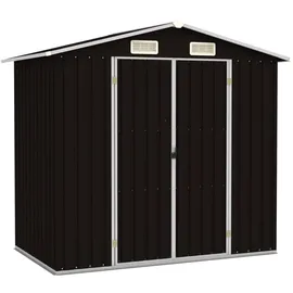vidaXL Gerätehaus 2,05 x 1,29 m Braun