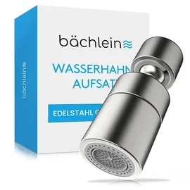 Bächlein Wasserhahn-Aufsatz Edelstahl gebürstet