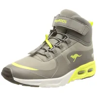 KangaROOS Unisex Kinder Kx-hydro Sneaker, Ultimate Grey Limetta, 33 EU
