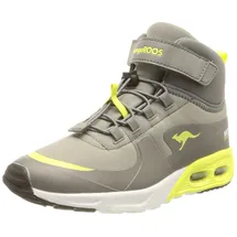 KangaROOS Unisex Kinder Kx-hydro Sneaker, Ultimate Grey Limetta, 33 EU