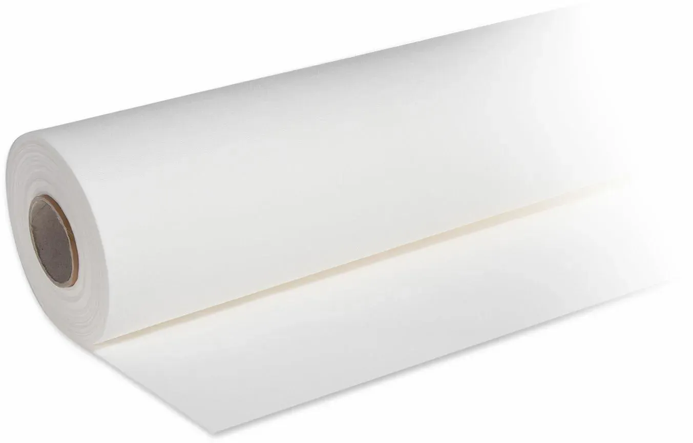 Tischdecke Tischtuch Premium Airlaid 1,2m x 25m stoffähnlich weiß