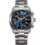 Citizen AT2590-59L Eco-Drive Herren-Solaruhr Chronograph Titan/Blau