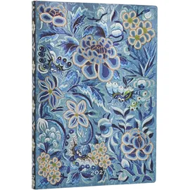 paperblanks ltd. 12-Monatskalender Blaue Weide Midi Horizontal 2027